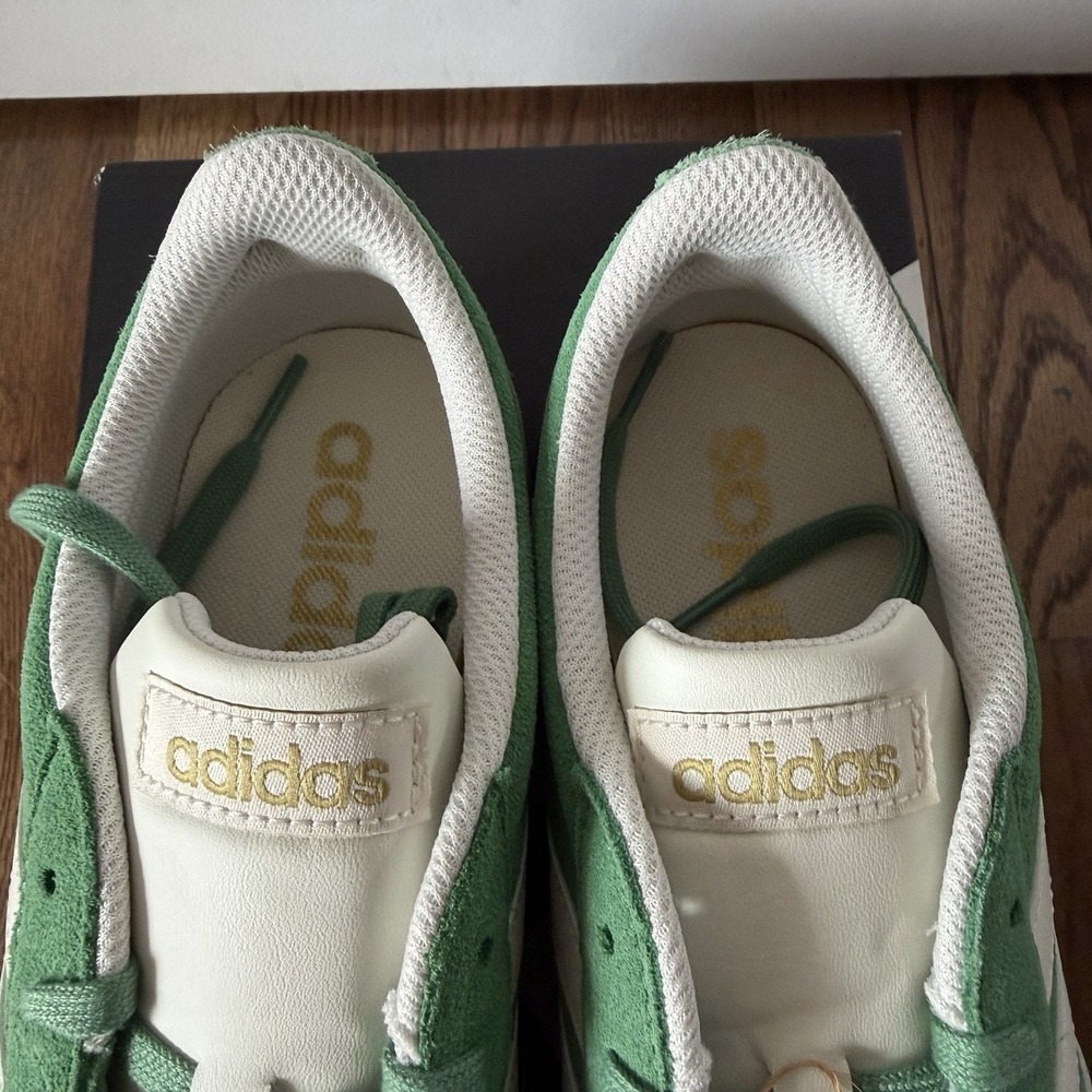 Adidas Men's 10 VL Court 2.0 Sportwear Sneakers Preloved Green Athletic Shoes - Picture 7 of 12